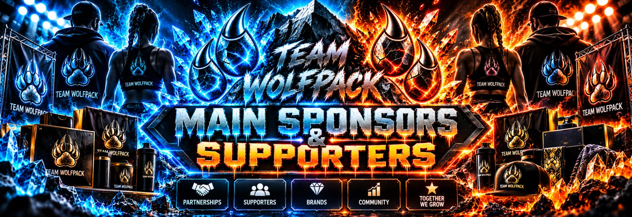 Team Wolfpack Main Sponsors and Supporters